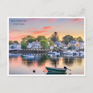 New Hampshire Vintage Reizen Amerika Briefkaart
