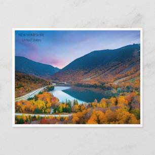 New Hampshire Vintage Reizen Amerika Briefkaart