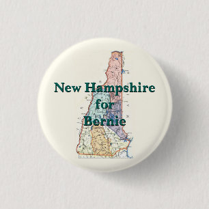New Hampshire voor Bernie 2016 Ronde Button 3,2 Cm