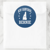 NEW HAMPSHIRE VOOR BERNIE SANDERS RONDE STICKER (Tas)
