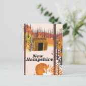 New Hampshire VS reisposter Briefkaart (Staand voorkant)