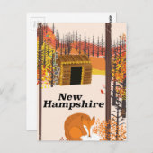 New Hampshire VS reisposter Briefkaart (Voorkant / Achterkant)
