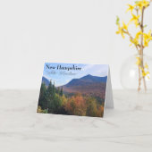 New Hampshire White Mountains 2 Kaart (Gele Bloem)