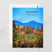 New Hampshire White Mountains Briefkaart (Voorkant / Achterkant)