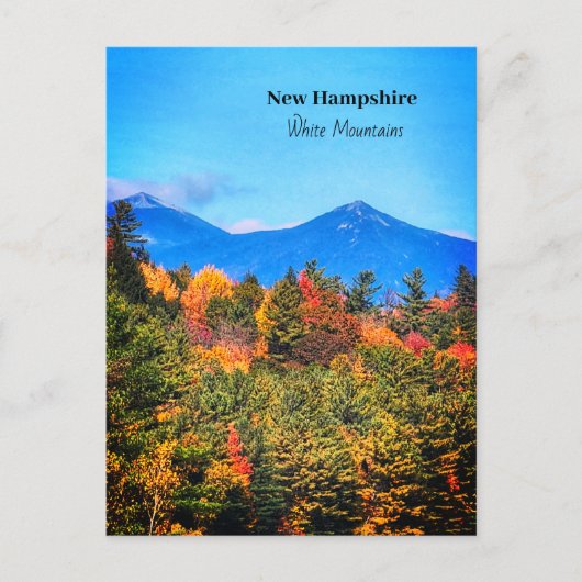 New Hampshire White Mountains Briefkaart (Voorkant)