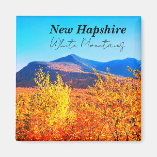 New Hampshire White Mountains in Autumn Magnet Magneet