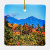 New Hampshire White Mountains Keramisch Ornament (Achterkant)