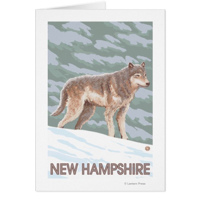 New Hampshire Wolf Scene (Voorkant)