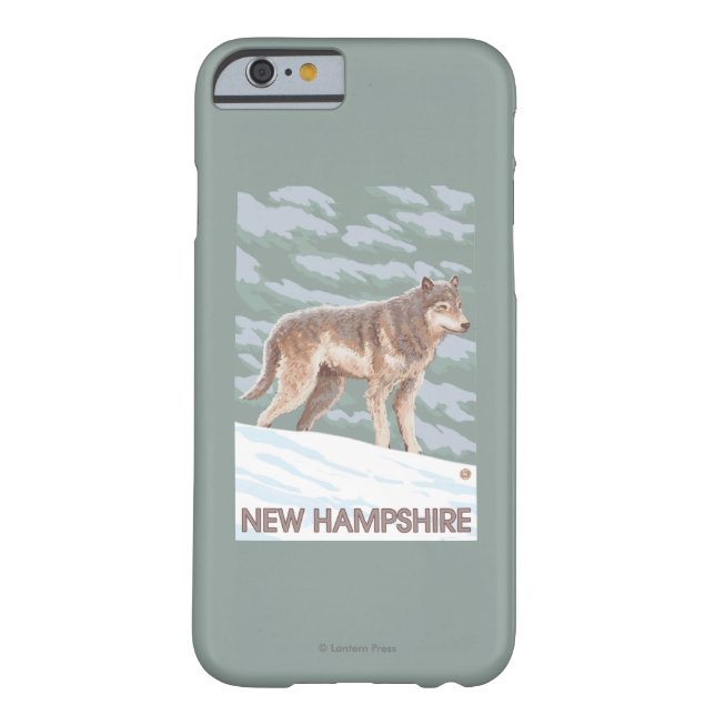 New Hampshire Wolf Scene Case-Mate iPhone Case (Achterkant)