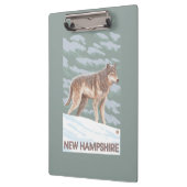 New Hampshire Wolf Scene Klembord (Links)
