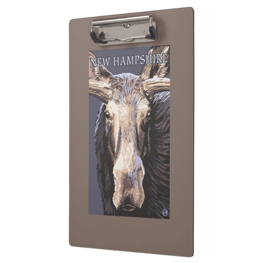 New HampshireMoose Up Close Klembord (Links)