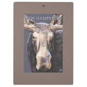 New HampshireMoose Up Close Klembord (Achterkant)