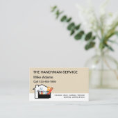 New Handyman Service Visitekaartje (Staand voorkant)