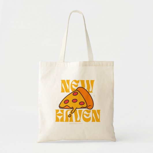 New Haven Apizza CT Connecticut Pizza Tote Bag (Voorkant)