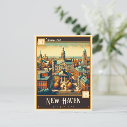 New Haven, Connecticut | Briefkaart (Staand voorkant)