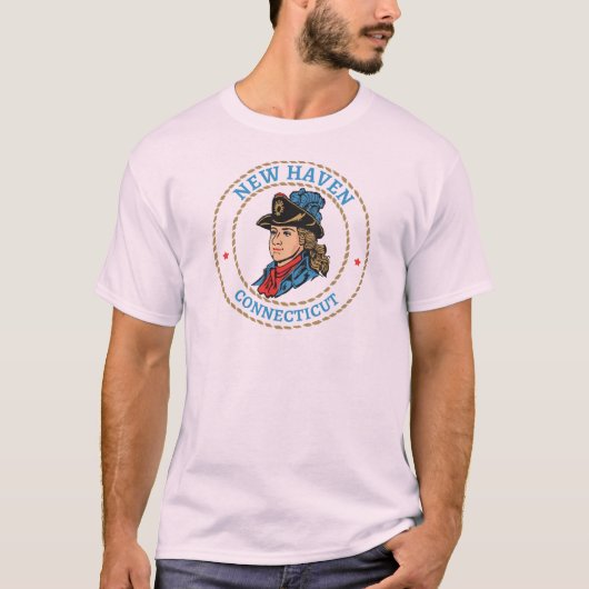 New Haven Connecticut Colonial T-shirt (Voorkant)