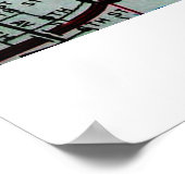 New Haven, Connecticut,  map VS Poster (Hoek)