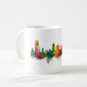 New Haven Connecticut Skyline Koffiemok (Voorkant links)