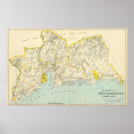 New Haven County Poster (Voorkant)