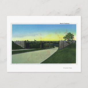New Haven, CTView of Merritt Parkway Briefkaart