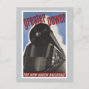 New Haven Railroad Train Briefkaart