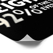 New Heights 92% Of The Time Every Time - Funny Poster (Hoek)