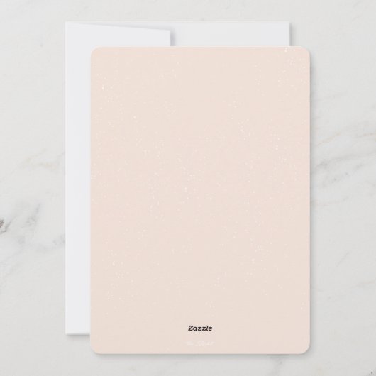 New Home Feestdagen Shelf Salmon Moving Aankondigi Feestdagenkaart (Achterkant)