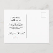 New Home Haunted House Halloween Aankondigingskaart (Achterkant)