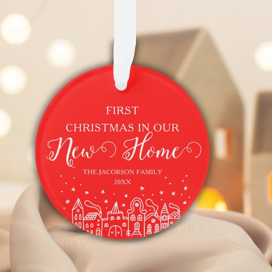 New Home Joy - Personnalisé Premier Noël