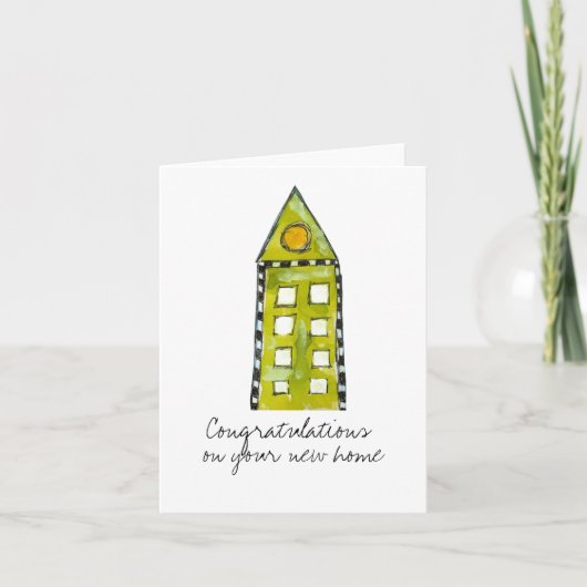 New Home Note Card Kaart (Voorkant)