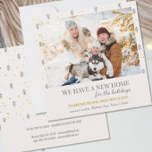 New Home Photo Doodle Scandinavian Pines Moving Aankondiging