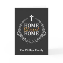 New Home Religious, Home Blessed Home Holiday Kaar
