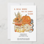 New Home Rustic Halloween Moving Aankondiging (Voorkant)