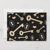 New Home Sweet Home  Key Moving Aankondiging (Achterkant)