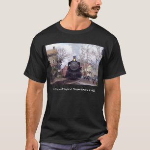 New Hope & Ivyland Railroad Steam Engine # 40 T-shirt