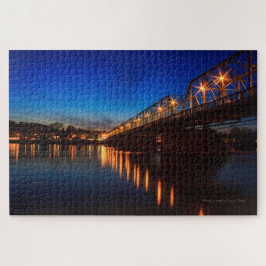New Hope Lambertville Bridge Jigzaag Puzzle 1000pc Legpuzzel (Horizontaal)
