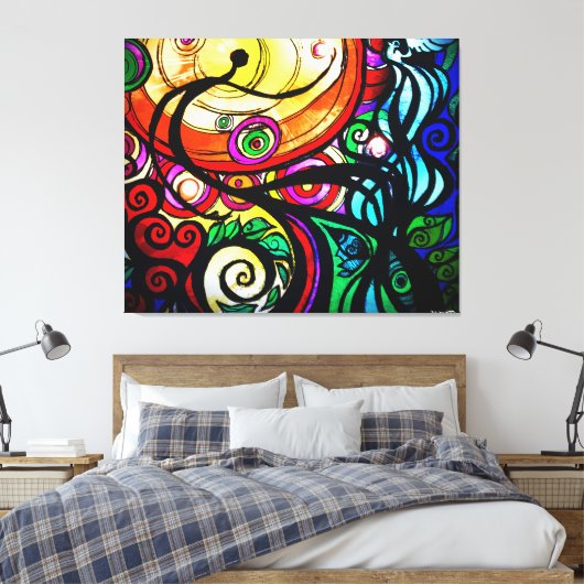 New Hope (omwikkeld canvas) Canvas Afdruk (Insitu (Slaapkamer))