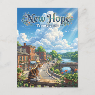 New Hope USA Briefkaart