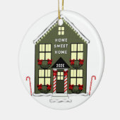 New House 2023 Keramisch Ornament (Links)