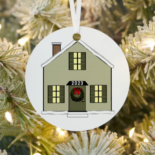 New House Collectible Ceramic Ornament (Insitu)