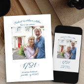 New House Deur Number Elegant Photo Movement Aankondiging