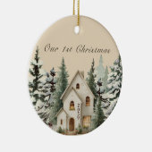 New House New Build Custom Christmas Ornament (Rechts)