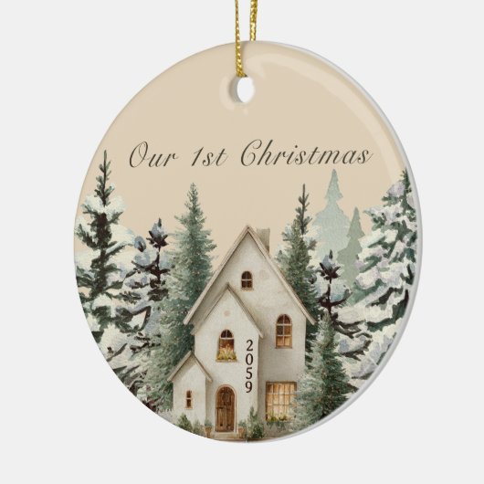 New House New Build Custom Christmas Ornament (Links)