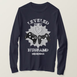 New Husband Funny Personalized Gamer T-shirt