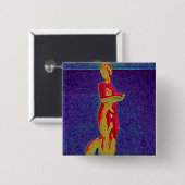 New Jazz Vierkante Button 5,1 Cm (Voorkant /achterkant)