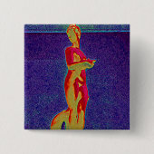 New Jazz Vierkante Button 5,1 Cm (Voorkant)