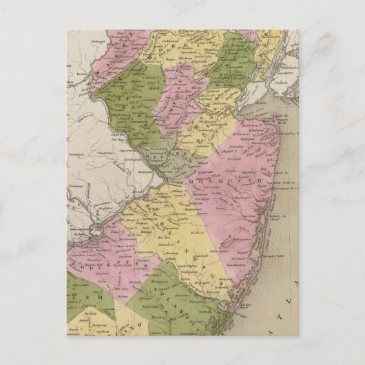 New Jersey 16 Briefkaart (Voorkant)