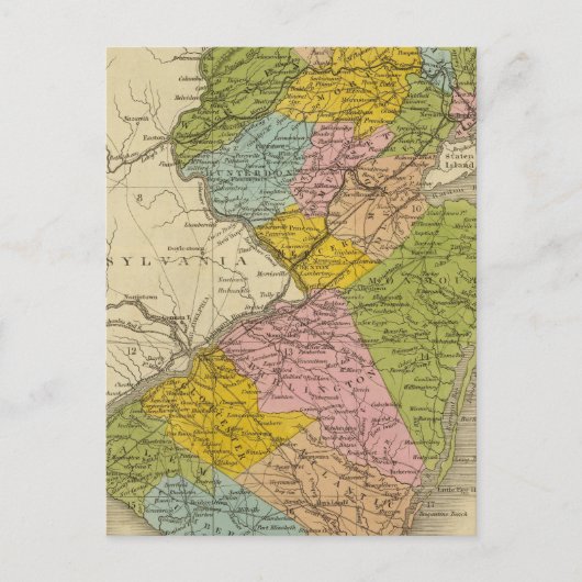 New Jersey 5 Briefkaart (Voorkant)