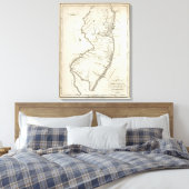 New Jersey 7 Canvas Afdruk (Insitu (Slaapkamer))