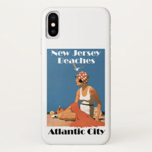 New Jersey Beaches ~ Atlantic City iPhone X Hoesje